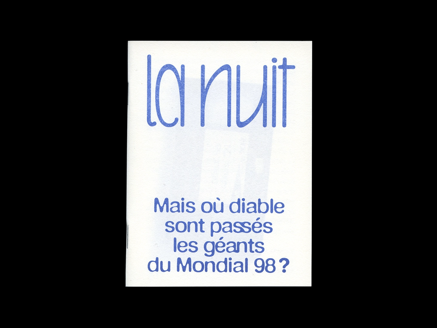 Couverture du n°1 de la revue La Nuit